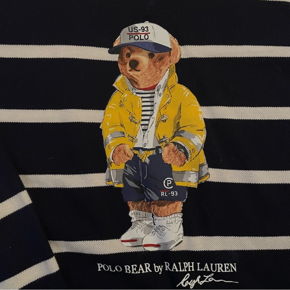 [SOLD] Polo bear by raloh lauren stripped sweater - Picture 3 of 4